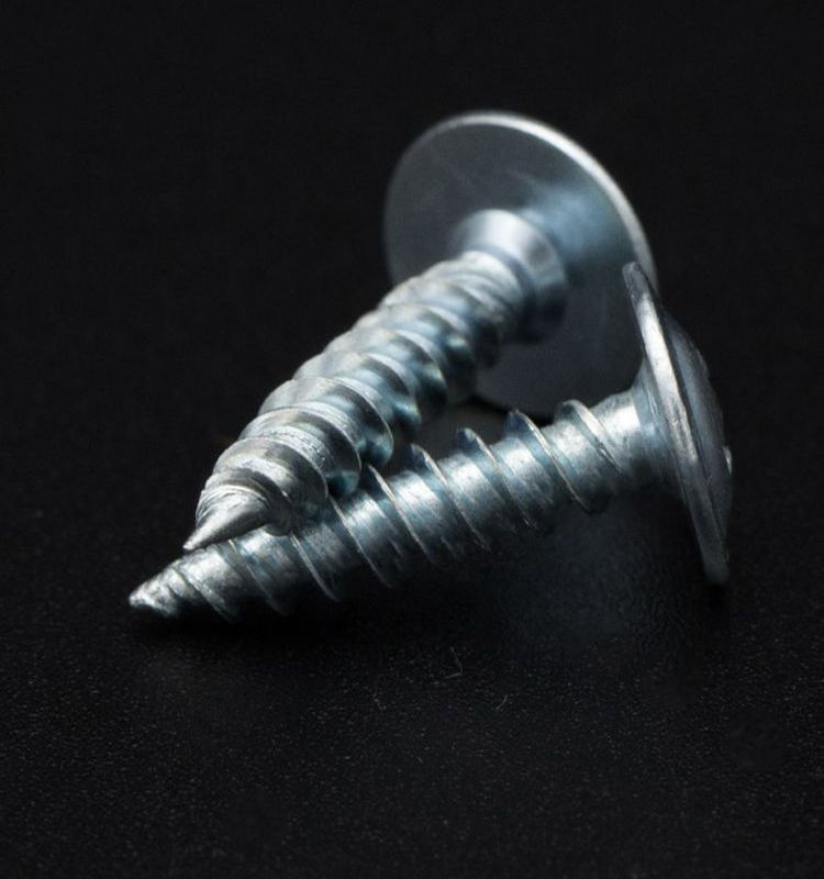 Tornillo autorroscante de cabeza plana grande